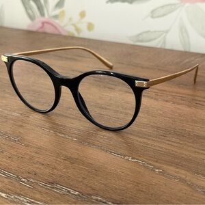 Dolce & Gabbana Black and Gold Glasses